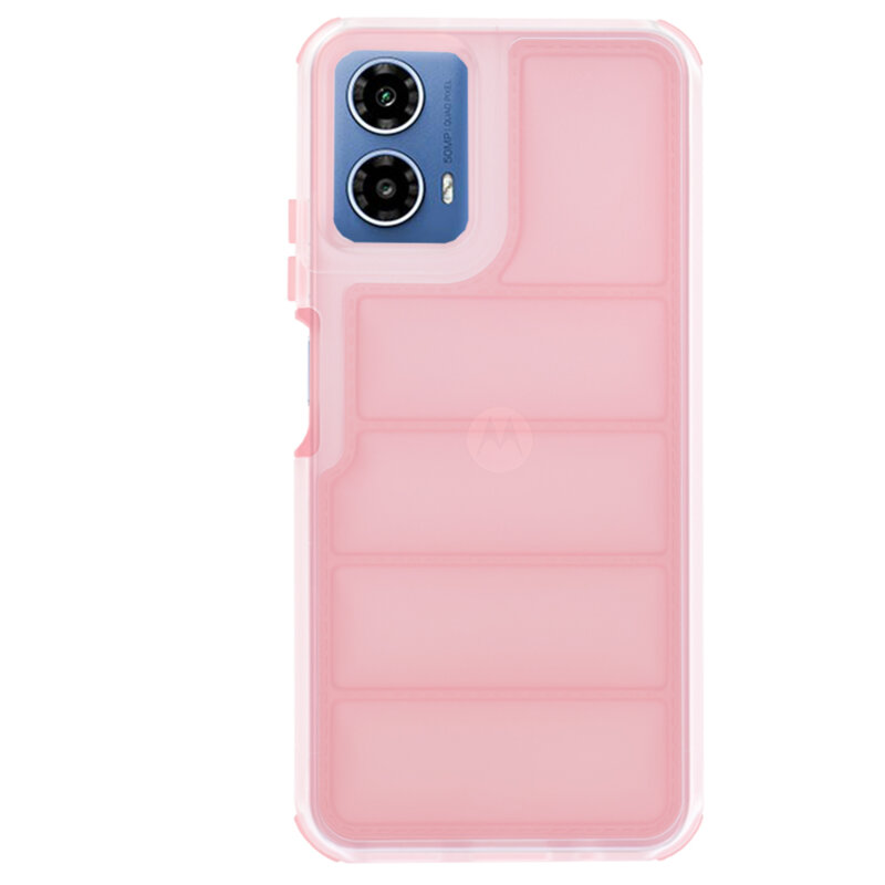 Husa Motorola Moto G34 Techsuit Wave Shield, roz