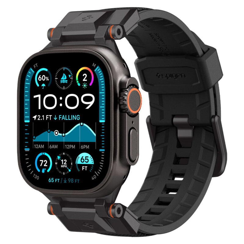 Curea Apple Watch 6 44mm Spigen DuraPro Armor, negru