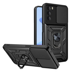 Husa Oppo A16 protectie camera Techsuit CamShield Series, negru