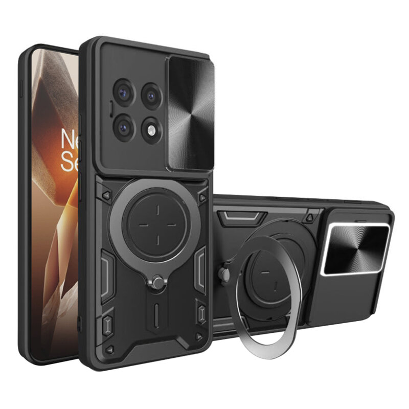 Husa OnePlus 13R Techsuit CamGuard Pro, negru
