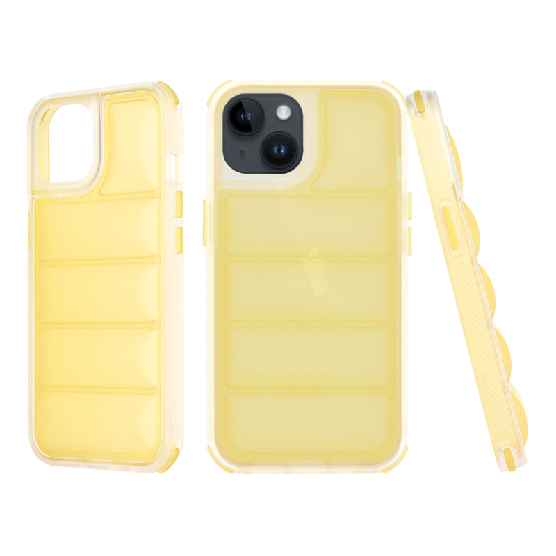Husa iPhone 14 Techsuit Wave Shield, galben