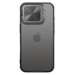 Husa iPhone 16 Pro Max Nillkin CamShield Prop, negru/transparenta