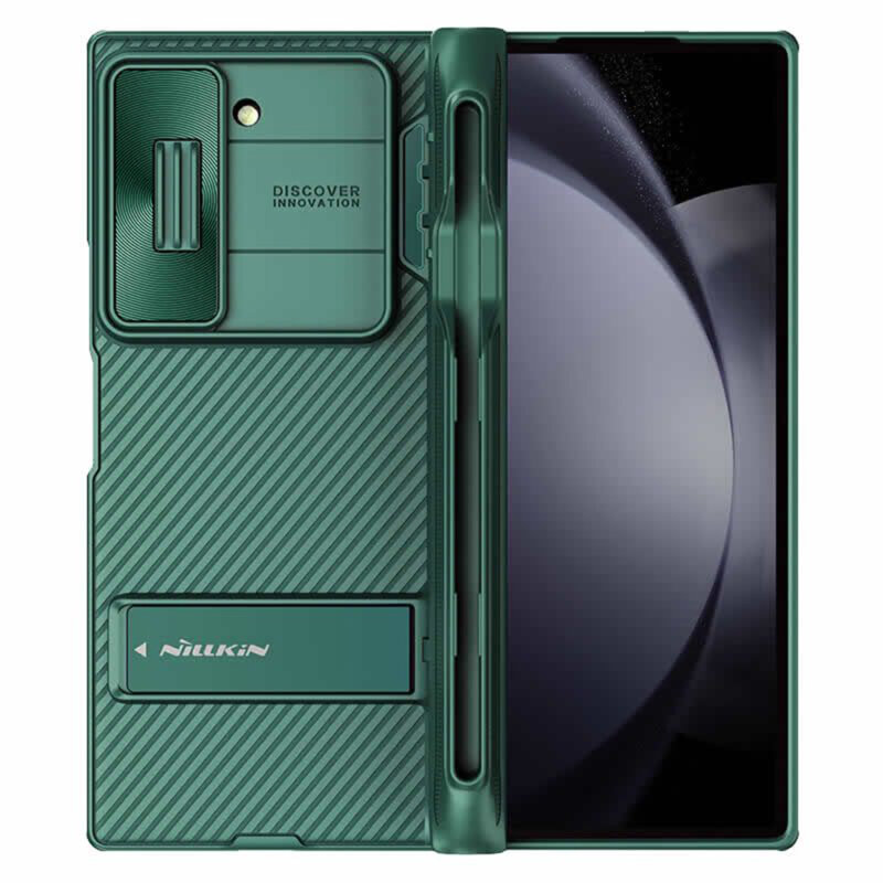 Husa Samsung Galaxy Z Fold6 Nillkin CamShield Pro Pen, verde