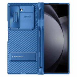 Husa Samsung Galaxy Z Fold6 Nillkin CamShield Pro Pen, albastru