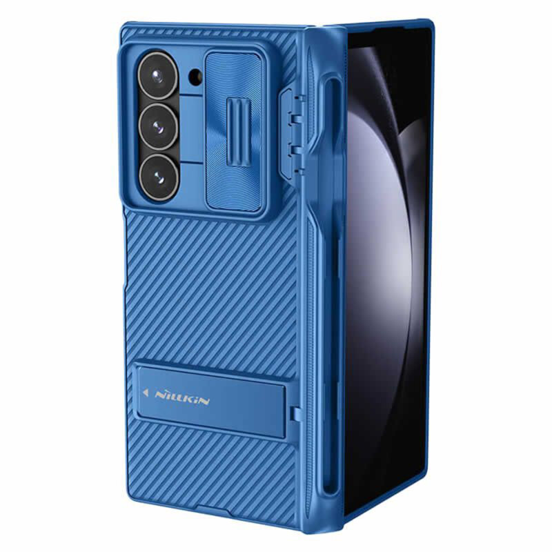 Husa Samsung Galaxy Z Fold6 Nillkin CamShield Pro Pen, albastru