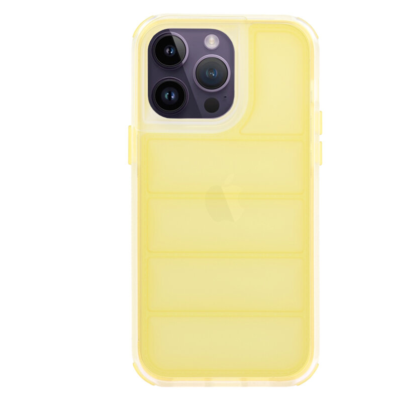 Husa iPhone 14 Pro Max Techsuit Wave Shield, galben