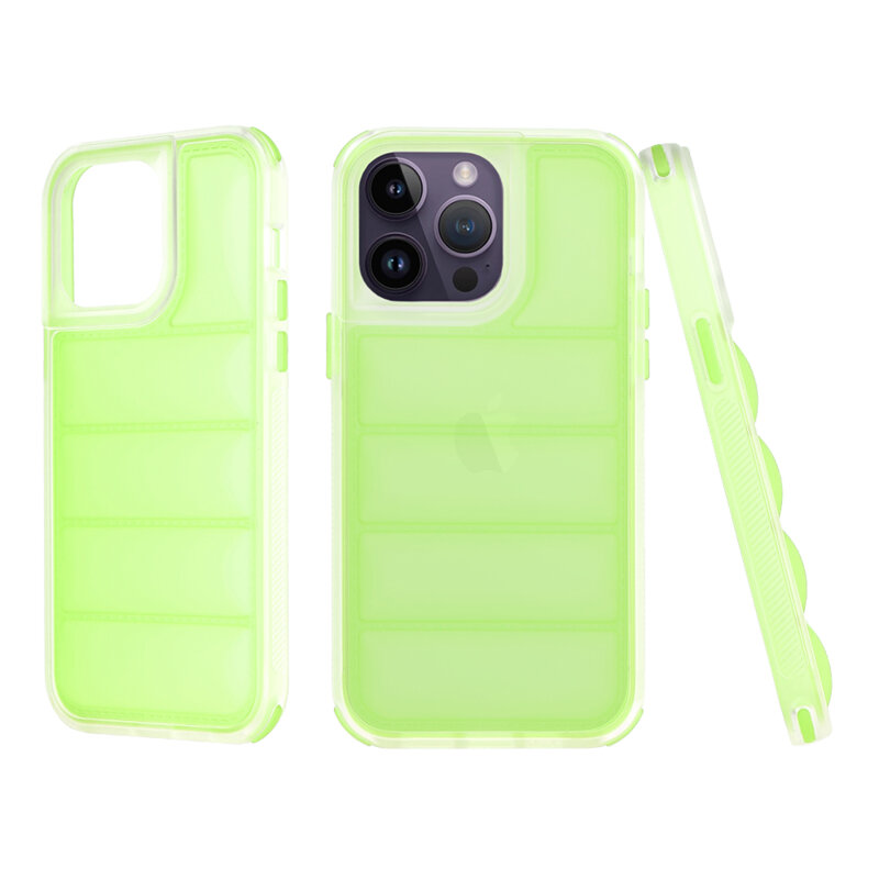 Husa iPhone 14 Pro Max Techsuit Wave Shield, verde