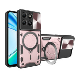 Husa Honor X5b Techsuit CamGuard Pro, roz auriu