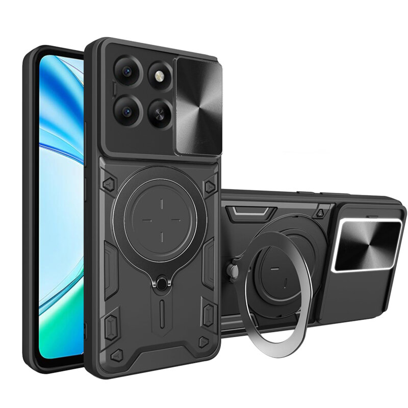 Husa Honor X5b Techsuit CamGuard Pro, negru