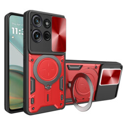 Husa Motorola Moto G75 Techsuit CamGuard Pro, rosu