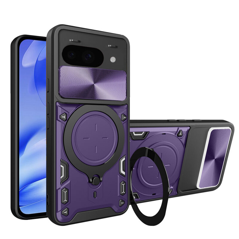Husa Google Pixel 9a Techsuit CamGuard Pro, mov