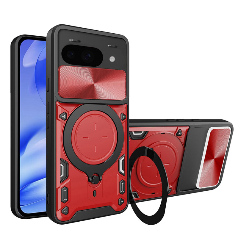 Husa Google Pixel 9a Techsuit CamGuard Pro, rosu
