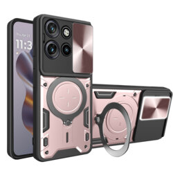 Husa Motorola Edge 50 Neo Techsuit CamGuard Pro, roz auriu