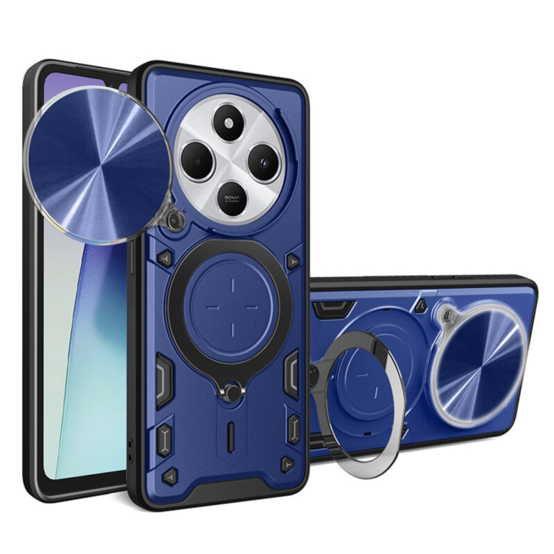 Husa Xiaomi Poco C75 Techsuit CamGuard Pro, albastru