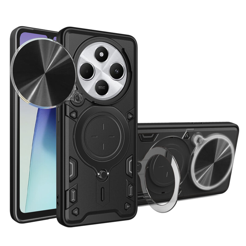 Husa Xiaomi Poco C75 Techsuit CamGuard Pro, negru