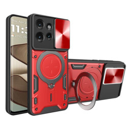 Husa Motorola Edge 50 Techsuit CamGuard Pro, rosu