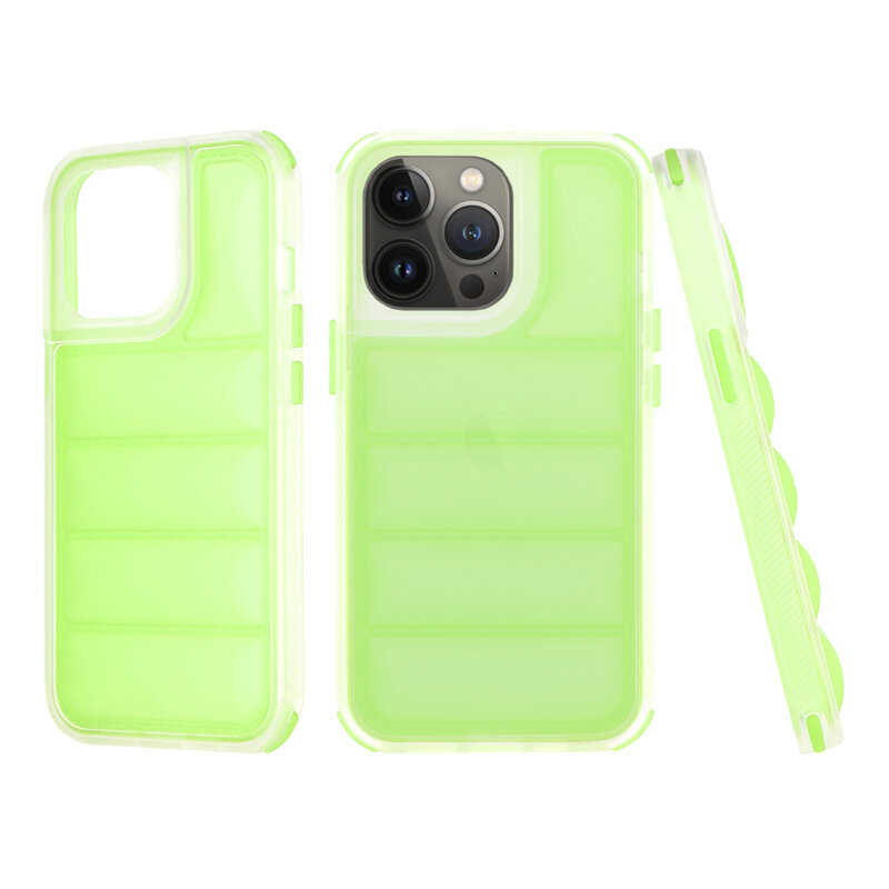 Husa iPhone 13 Pro Techsuit Wave Shield, verde