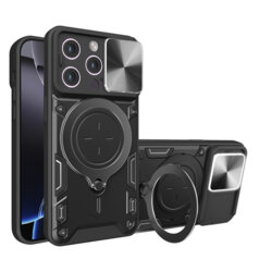 Husa iPhone 16 Pro Max Techsuit CamGuard Pro, negru
