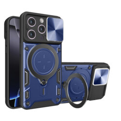 Husa iPhone 16 Pro Max Techsuit CamGuard Pro, albastru