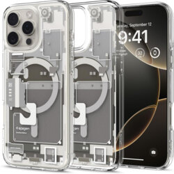 Husa iPhone 16 Pro Max Spigen Ultra Hybrid Zero One MagSafe, natural