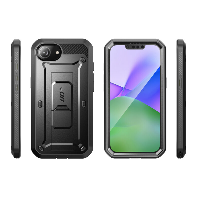 Husa iPhone 16e Supcase Unicorn Beetle Pro, negru