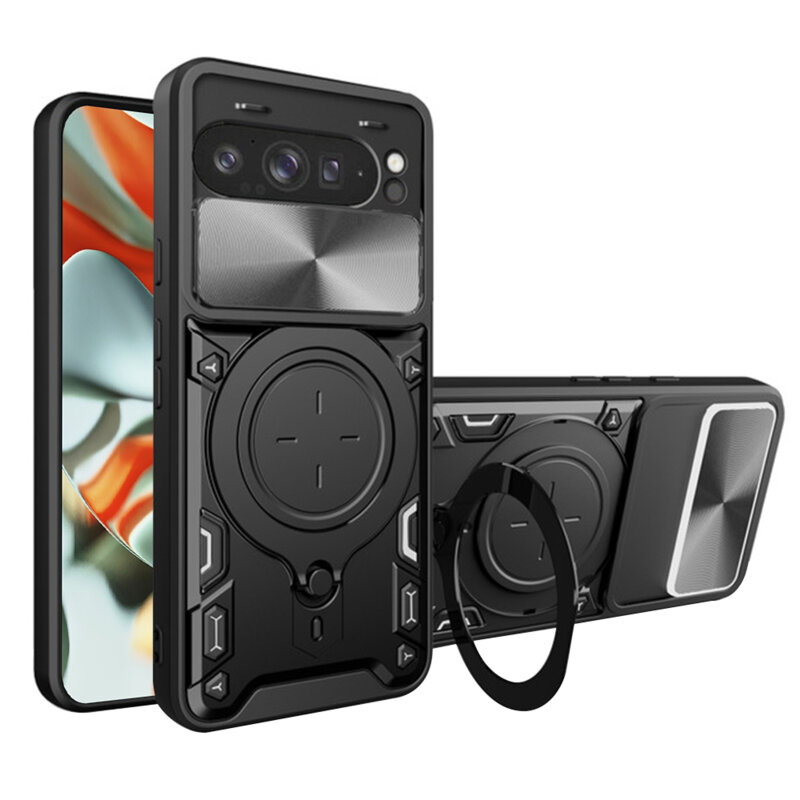 Husa Google Pixel 9 Pro XL Techsuit CamGuard Pro, negru