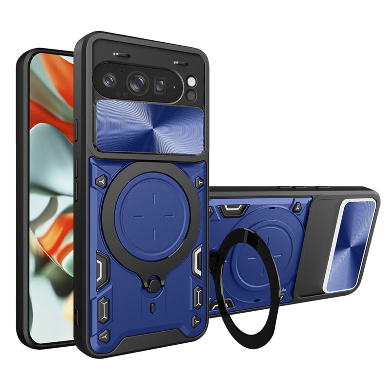 Husa Google Pixel 9 Pro XL Techsuit CamGuard Pro, albastru