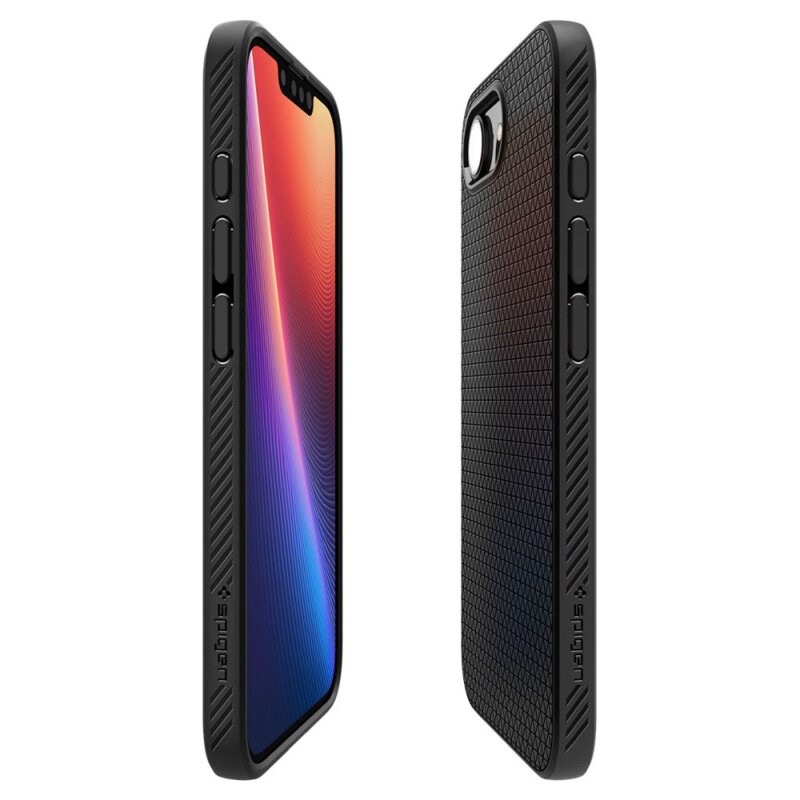 Husa iPhone 16e Spigen Liquid Air, negru