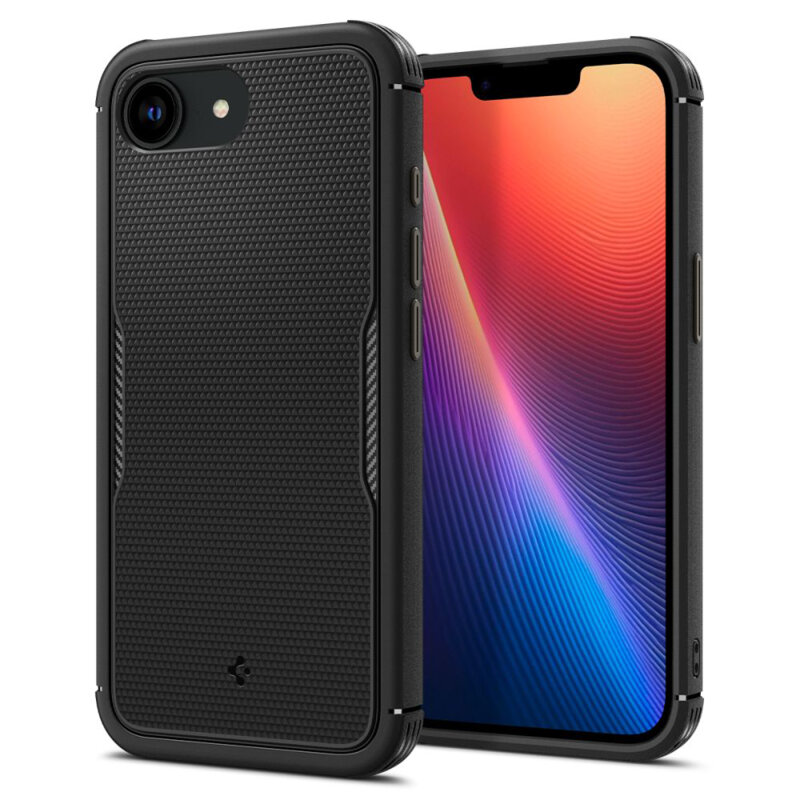 Husa iPhone 16e Spigen Core Armor MagSafe, negru