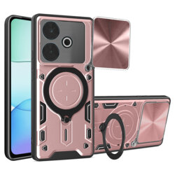 Husa Xiaomi Redmi 13 Techsuit CamGuard Pro, roz auriu