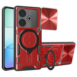 Husa Xiaomi Redmi 13 Techsuit CamGuard Pro, rosu