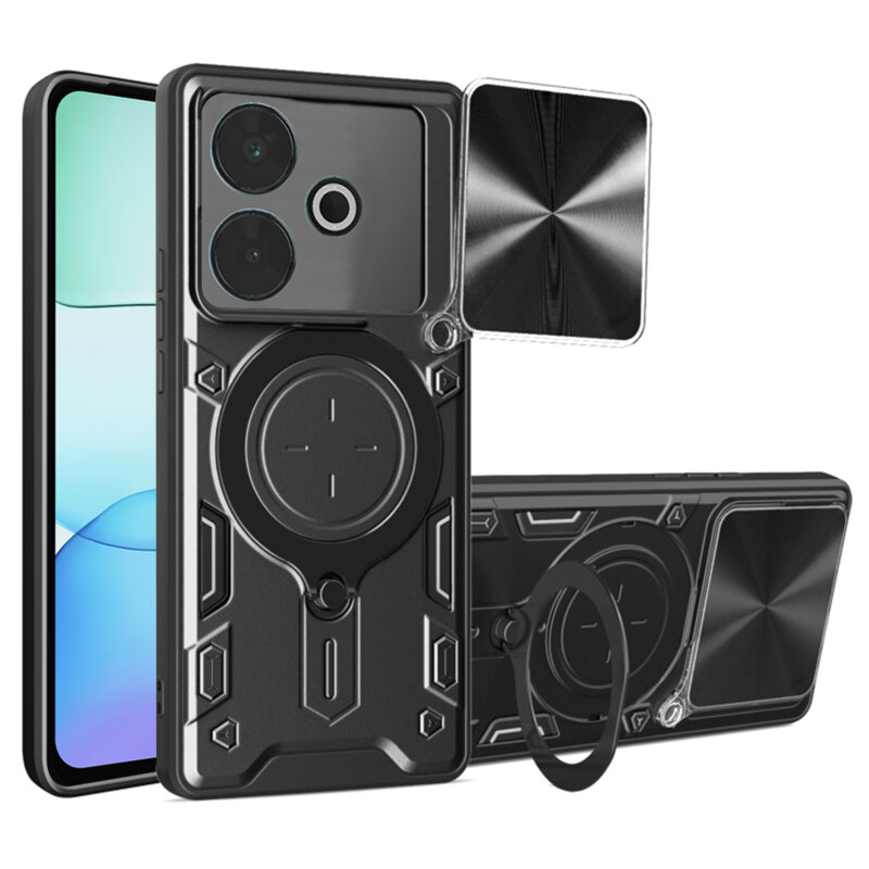 Husa Xiaomi Redmi 13 Techsuit CamGuard Pro, negru