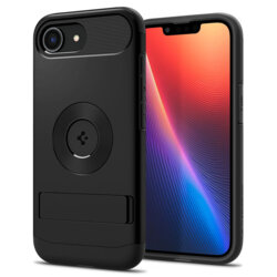 Husa iPhone 16e Spigen Slim Armor MagSafe, negru