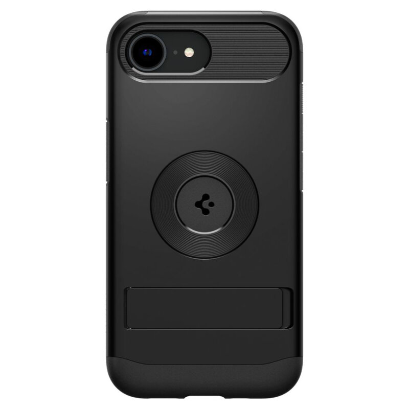 Husa iPhone 16e Spigen Slim Armor MagSafe, negru