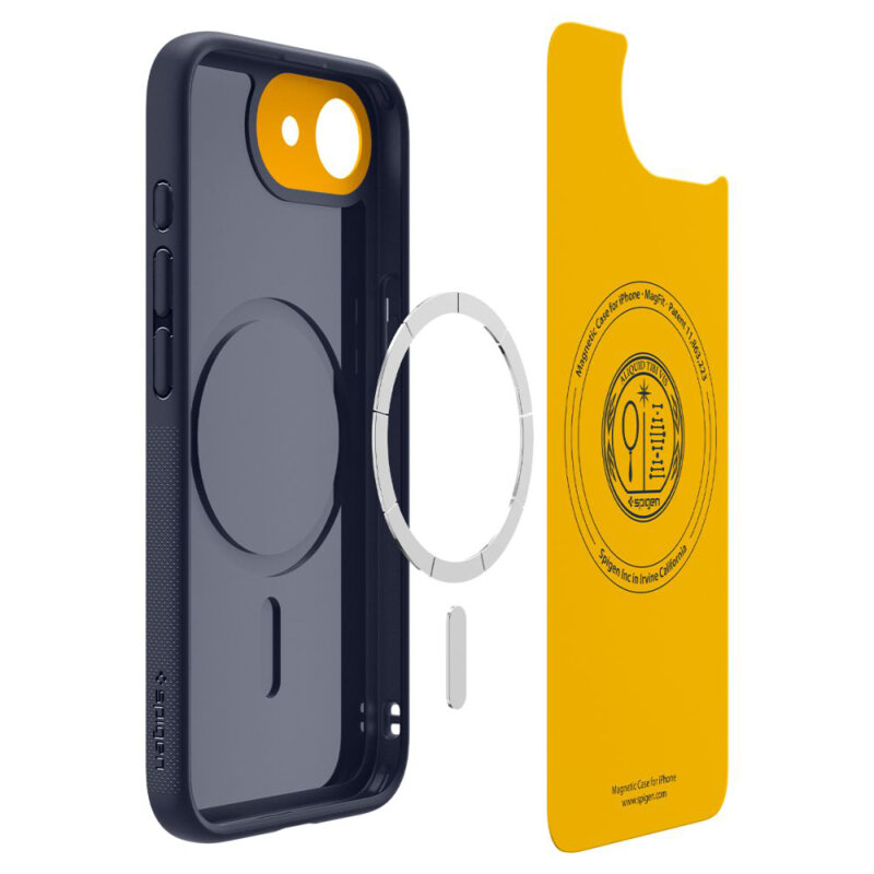 Husa iPhone 16e Spigen Caseology Nano Pop MagSafe, mov