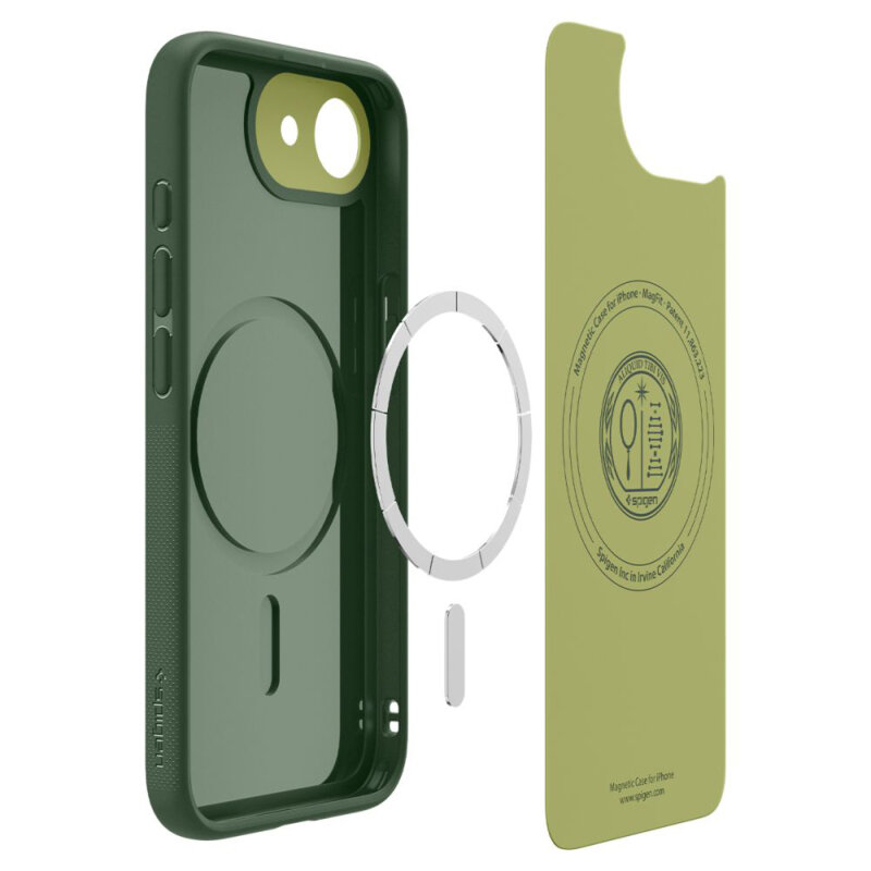Husa iPhone 16e Spigen Caseology Nano Pop MagSafe, verde