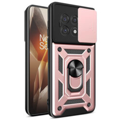 Husa OnePlus 13R protectie camera Techsuit CamShield Series, roz