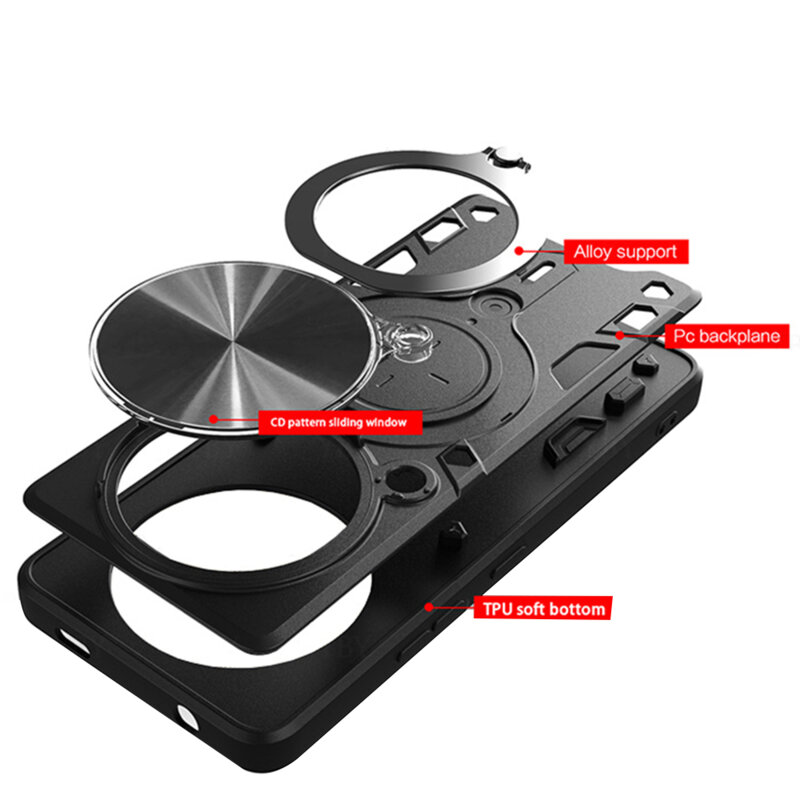 Husa Xiaomi Redmi Note 14 4G (Regional) Techsuit CamGuard Pro, negru