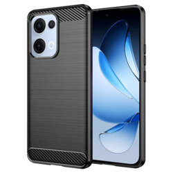 Husa Oppo Reno13 Techsuit Carbon Silicone, negru