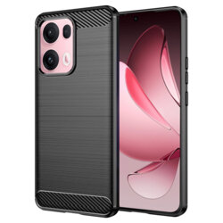 Husa Oppo Reno13 Pro Techsuit Carbon Silicone, negru
