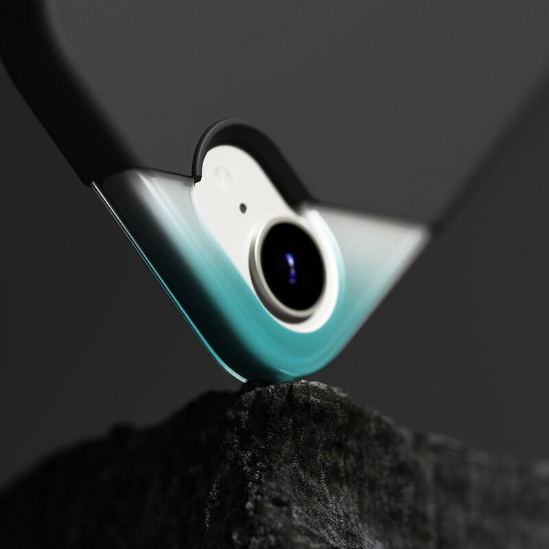 Husa iPhone 16e Ringke Silicone Magnetic MagSafe, negru