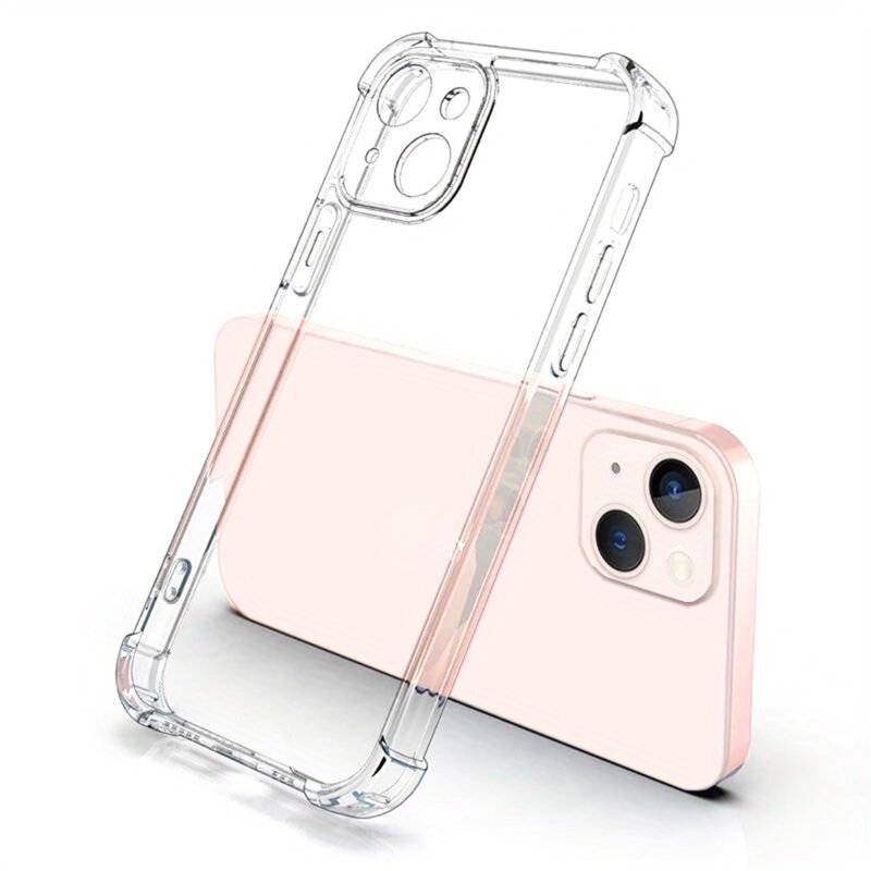 Husa iPhone 16e Techsuit Shockproof Clear Silicone, transparenta