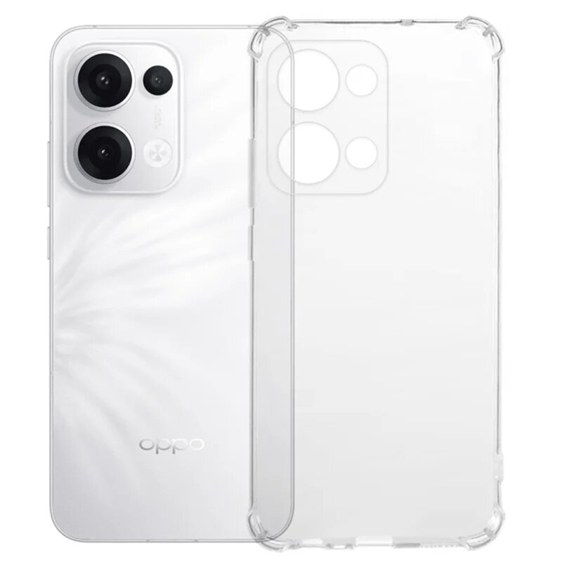 Husa Oppo Reno13 Techsuit Shockproof Clear Silicone, transparenta