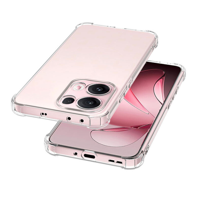 Husa Oppo Reno13 Pro Techsuit Shockproof Clear Silicone, transparenta