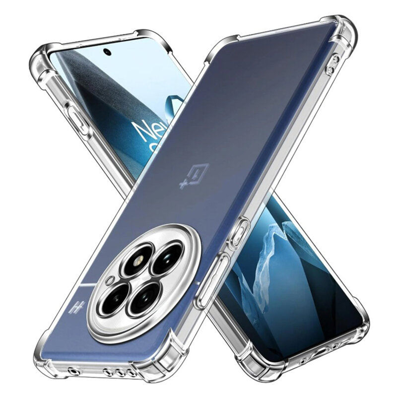 Husa OnePlus 13 Techsuit Shockproof Clear Silicone, transparenta