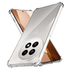 Husa OnePlus 13R Techsuit Shockproof Clear Silicone, transparenta