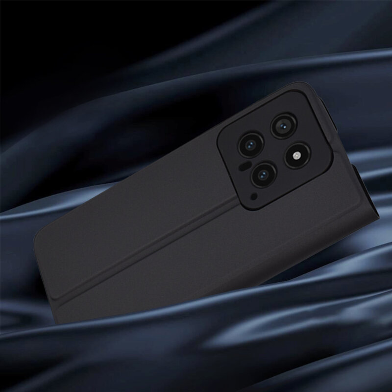 Husa Xiaomi 14 Techsuit Magskin Book, negru