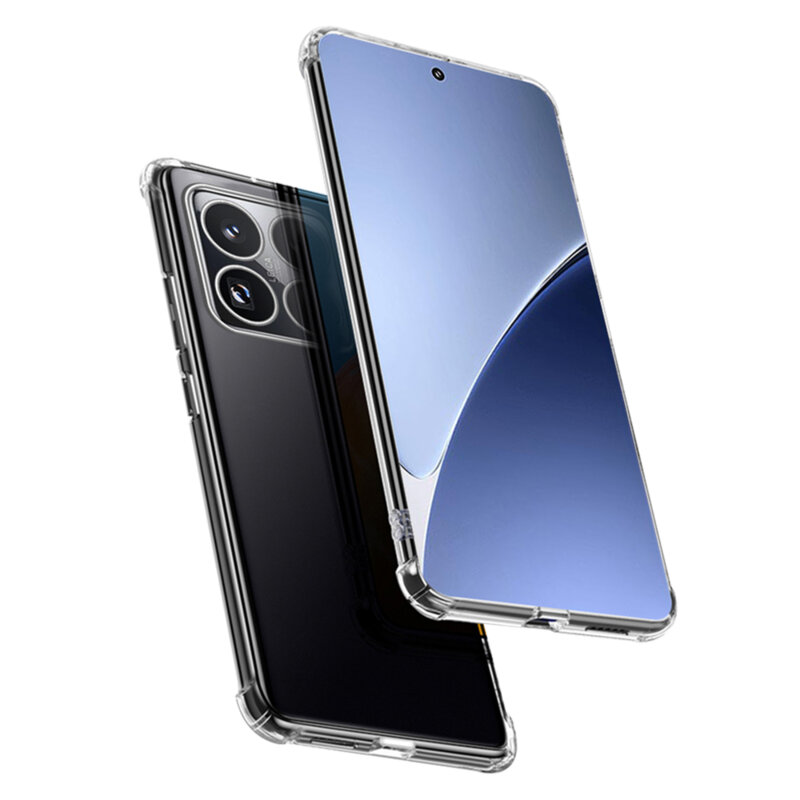 Husa Xiaomi 15 Pro Techsuit Shockproof Clear Silicone, transparenta