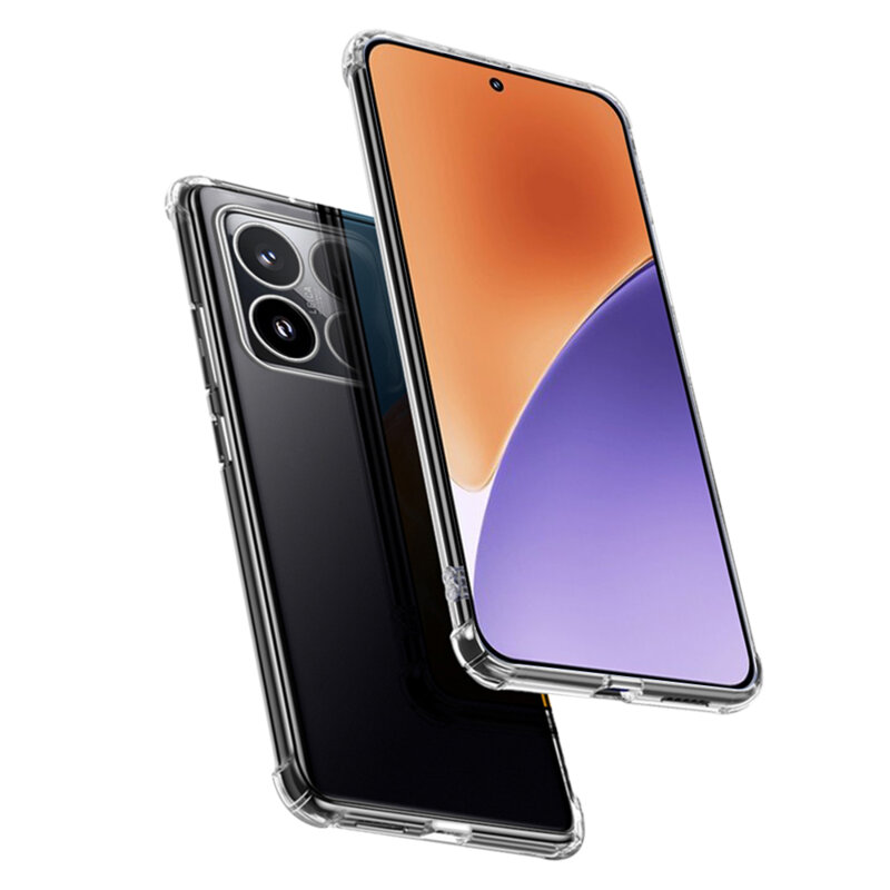 Husa Xiaomi 15 Techsuit Shockproof Clear Silicone, transparenta