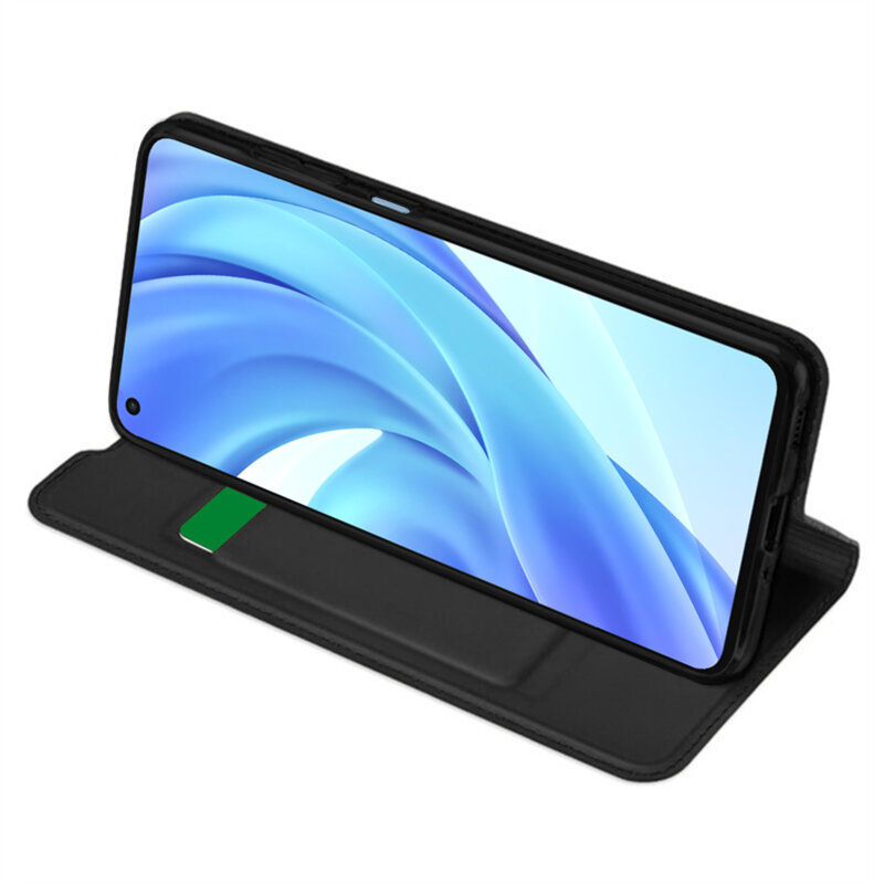 Husa Xiaomi Mi 11 Lite Techsuit Magskin Book, negru